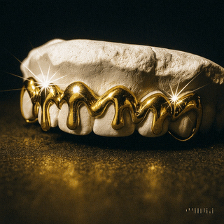 Gold Drip Grillz