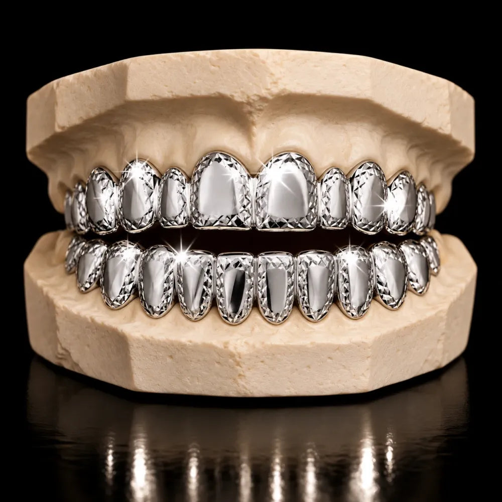 Diamond Cut Grillz Set