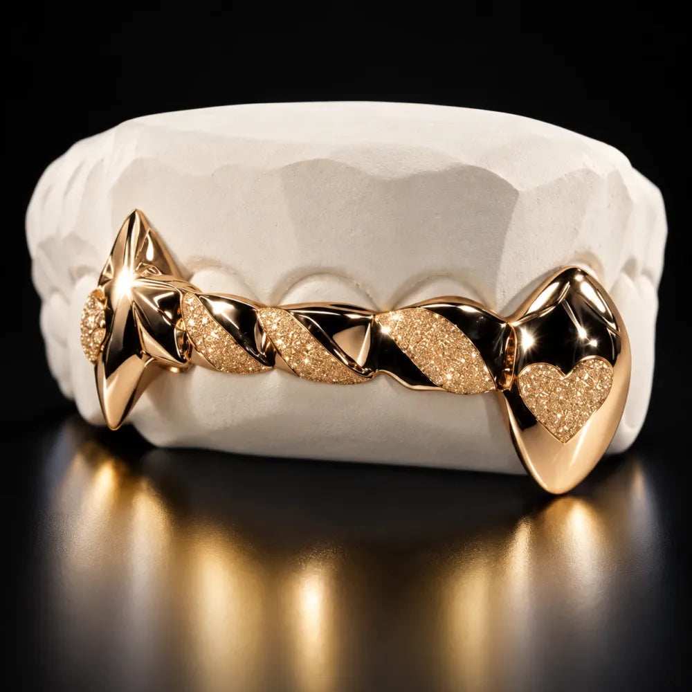 Twisted Heart Bar Grillz
