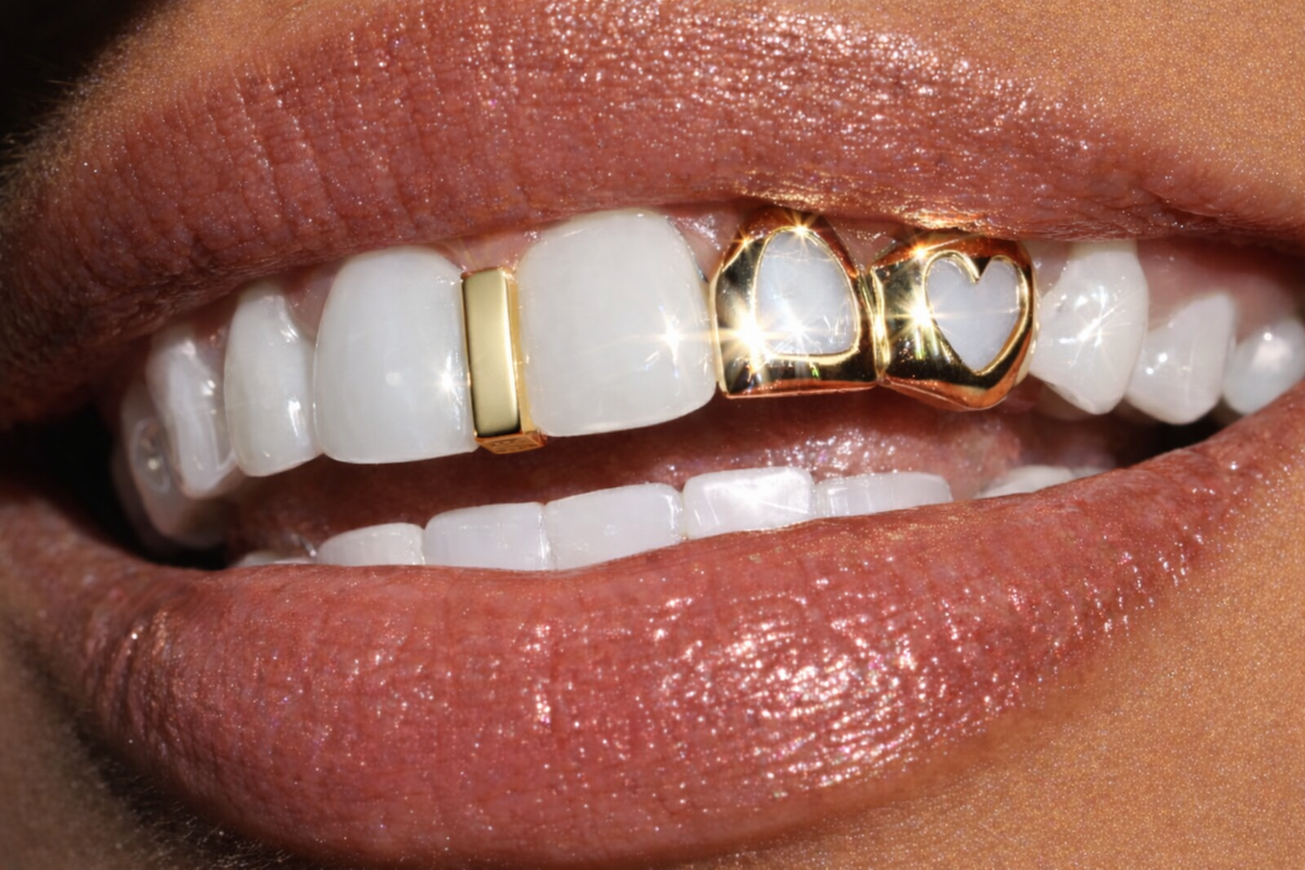 Heart Open Face & Gap Filler Grillz