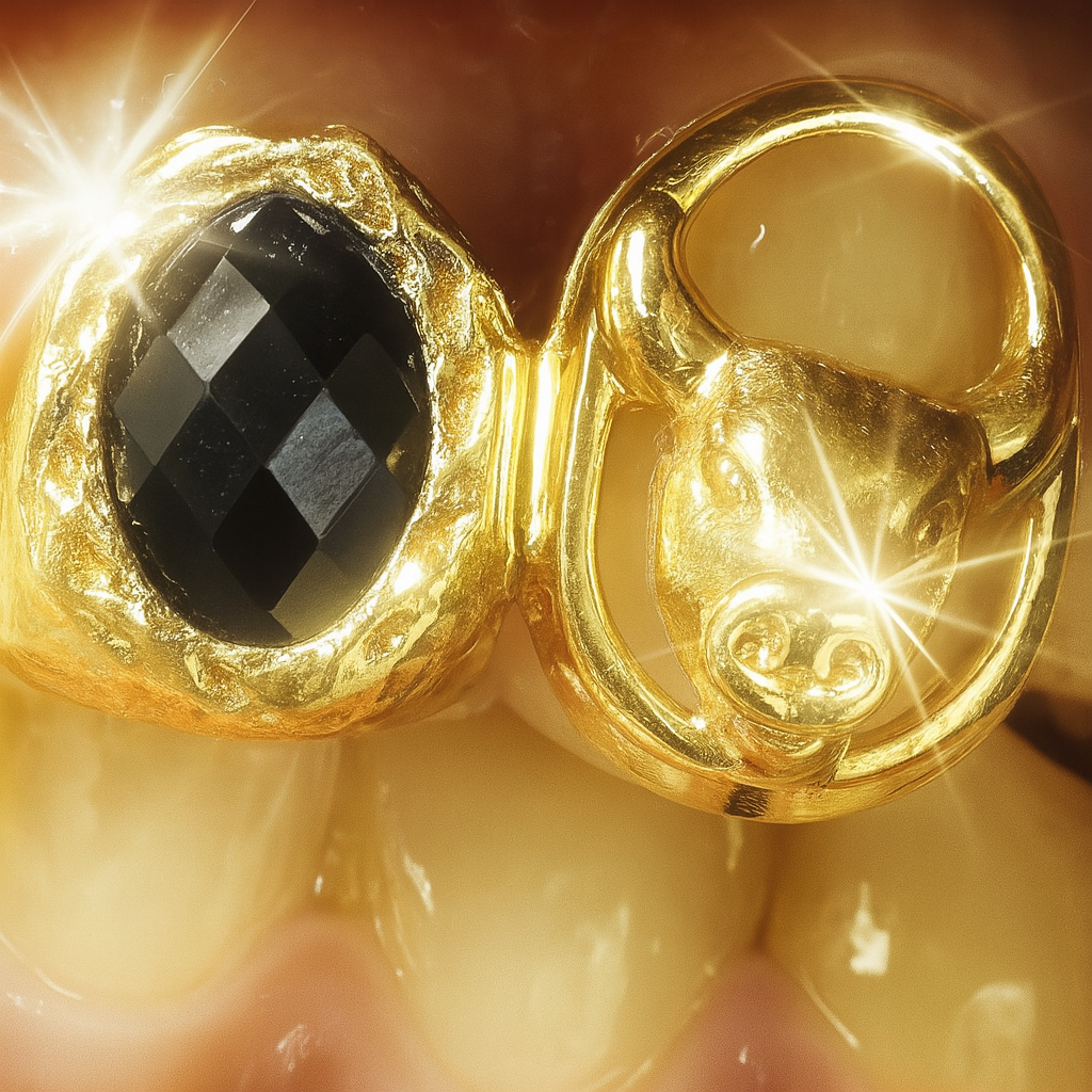 Taurus Bull Grillz with Gemstone