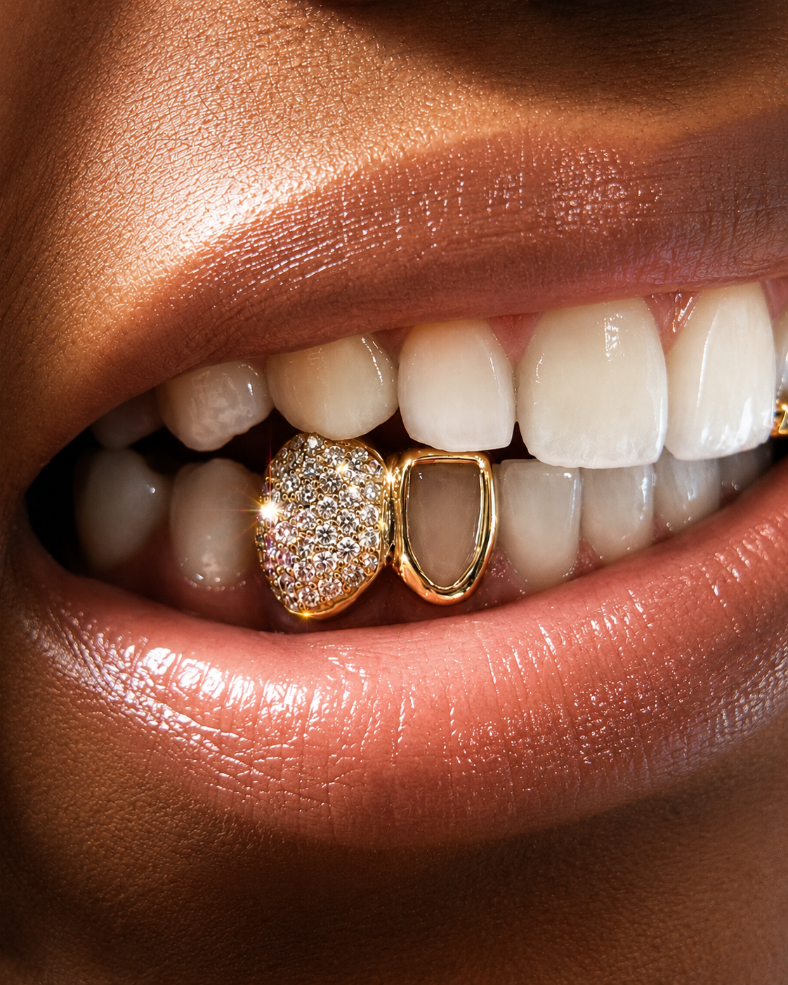 VS Diamond Iced Open Face Grillz